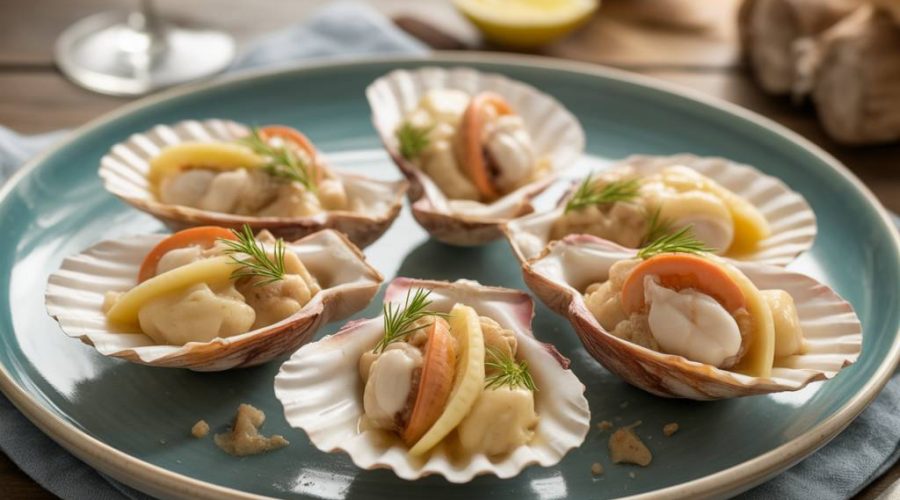 Que boire avec des coquilles saint jacques à la crème : les vins blancs à privilégier