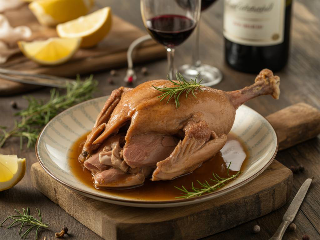 Quel vin avec cuisse de canard confit : les meilleurs rouges pour accompagner ce classique
