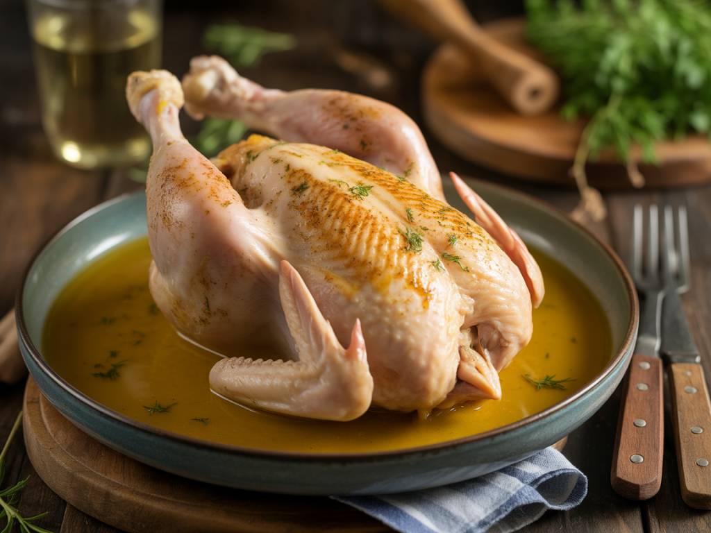 Que boire avec un poulet au vin jaune : mes conseils d’accords pour un plat du Jura